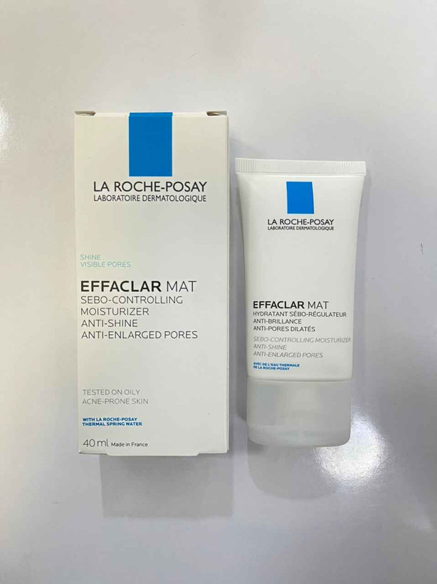 کرم مرطوب کننده پوست چرب LA ROCHE POSAY مدل افکلار مات EFFACLAR MAT حجم 40 میل اصل