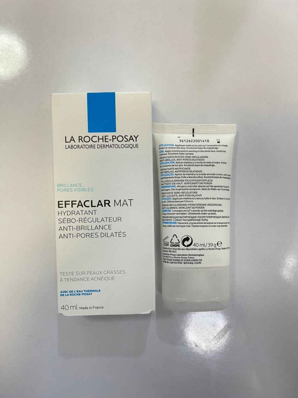 کرم مرطوب کننده پوست چرب LA ROCHE POSAY مدل افکلار مات EFFACLAR MAT حجم 40 میل اصل