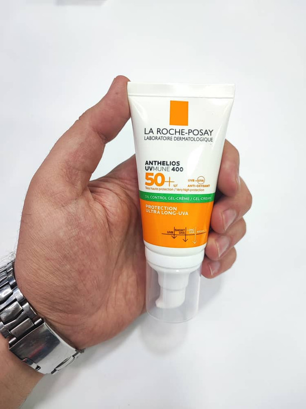 ژل کرم ضد آفتاب و کنترل کننده چربی La Roche Posay مدل آنتلیوس Anthelios UVMune 400 حجم 50 میل اصل