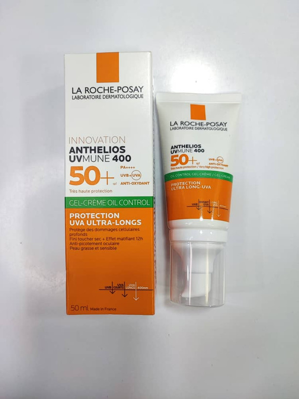 ژل کرم ضد آفتاب و کنترل کننده چربی La Roche Posay مدل آنتلیوس Anthelios UVMune 400 حجم 50 میل اصل