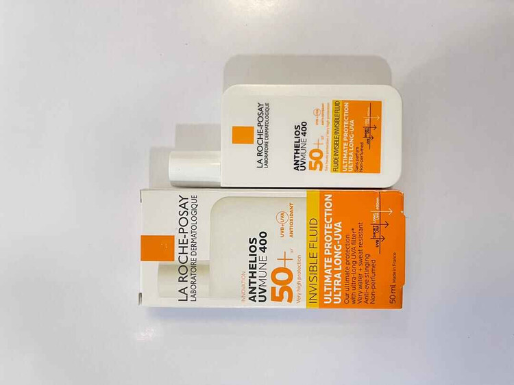 کرم ضد آفتاب بدون رنگ لاروش پوزای مدل Anthelios XL حجم 50 میل اصل