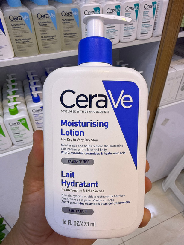 لوسیون کرم مرطوب کننده صورت و بدن سراوی Cerave حجم 473 میل اصل