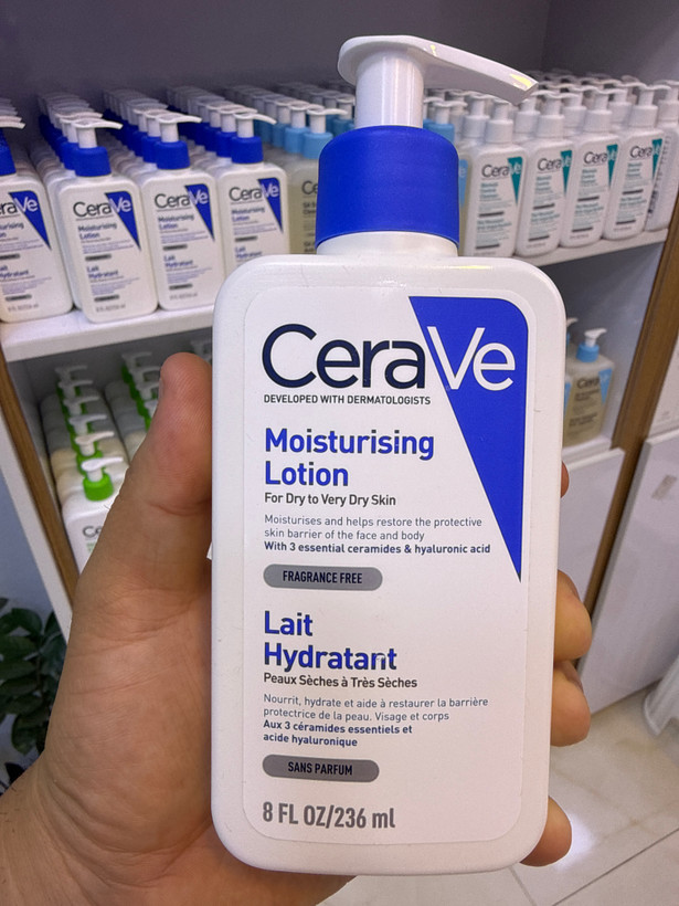 لوسیون کرم مرطوب کننده صورت و بدن سراوی Cerave حجم 236 اصل