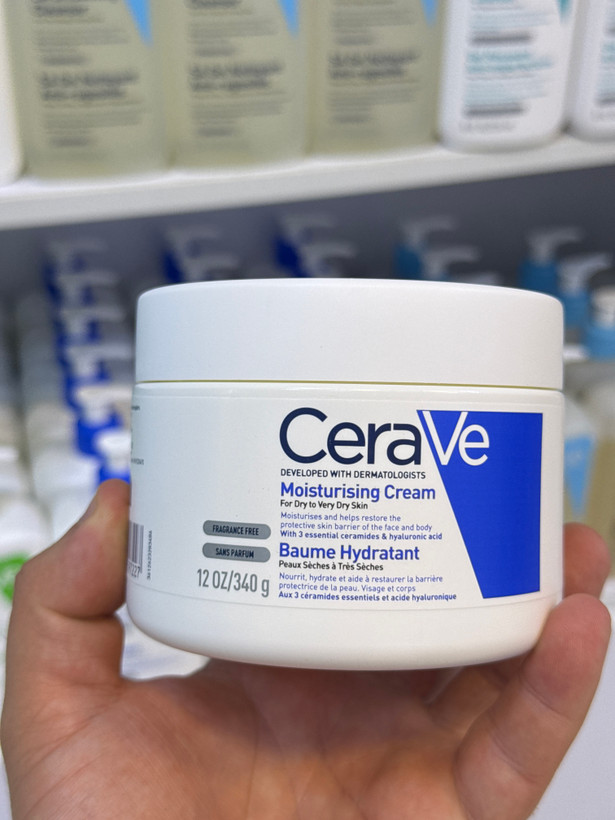 کرم مرطوب کننده سراوی CERAVE حجم ۳۴۰ گرم | مناسب پوست خشک و بسیار خشک