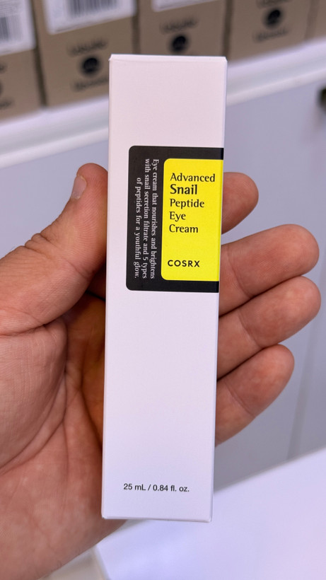 کرم دور چشم حلزون و پپتاید کوزارکس Cosrx جوانساز کره ای ۲۵ میل اصل