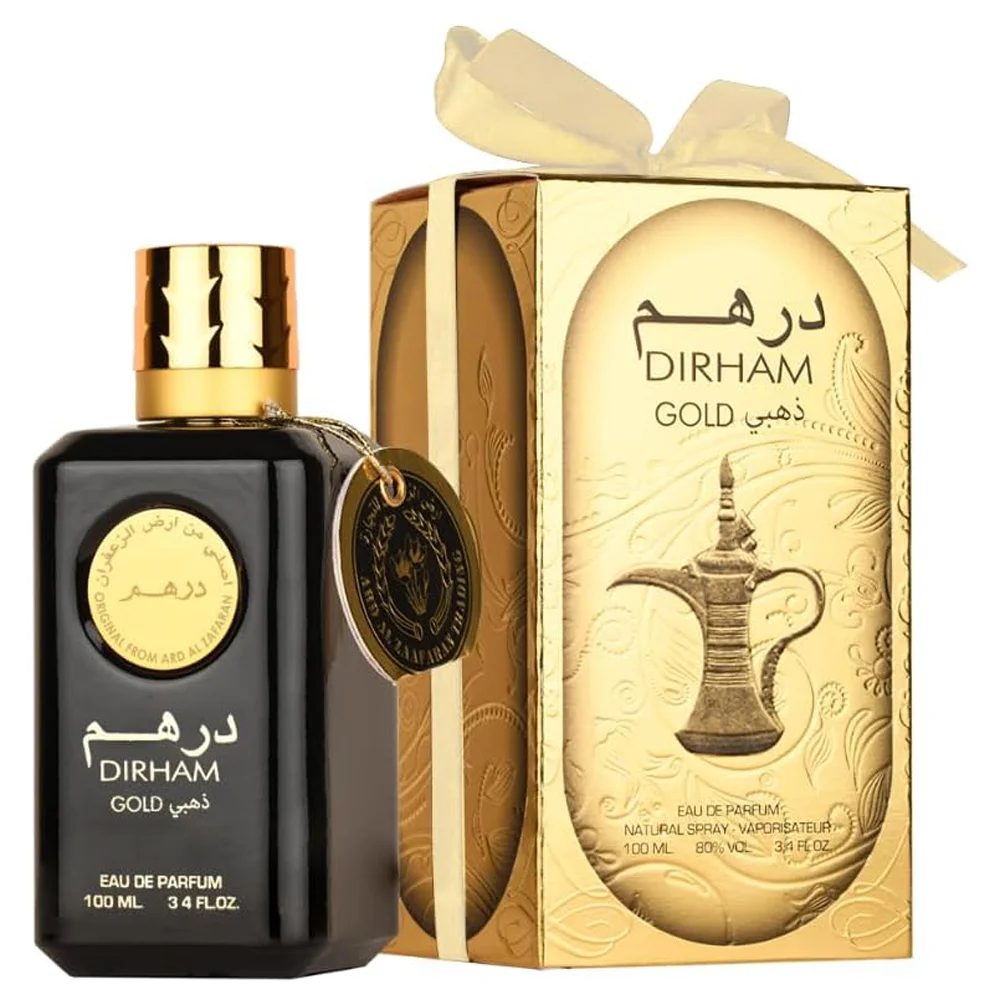 ادکلن درهم ذهبی گلد طلایی ارض الزعفران ۱۰۰ میل اصل