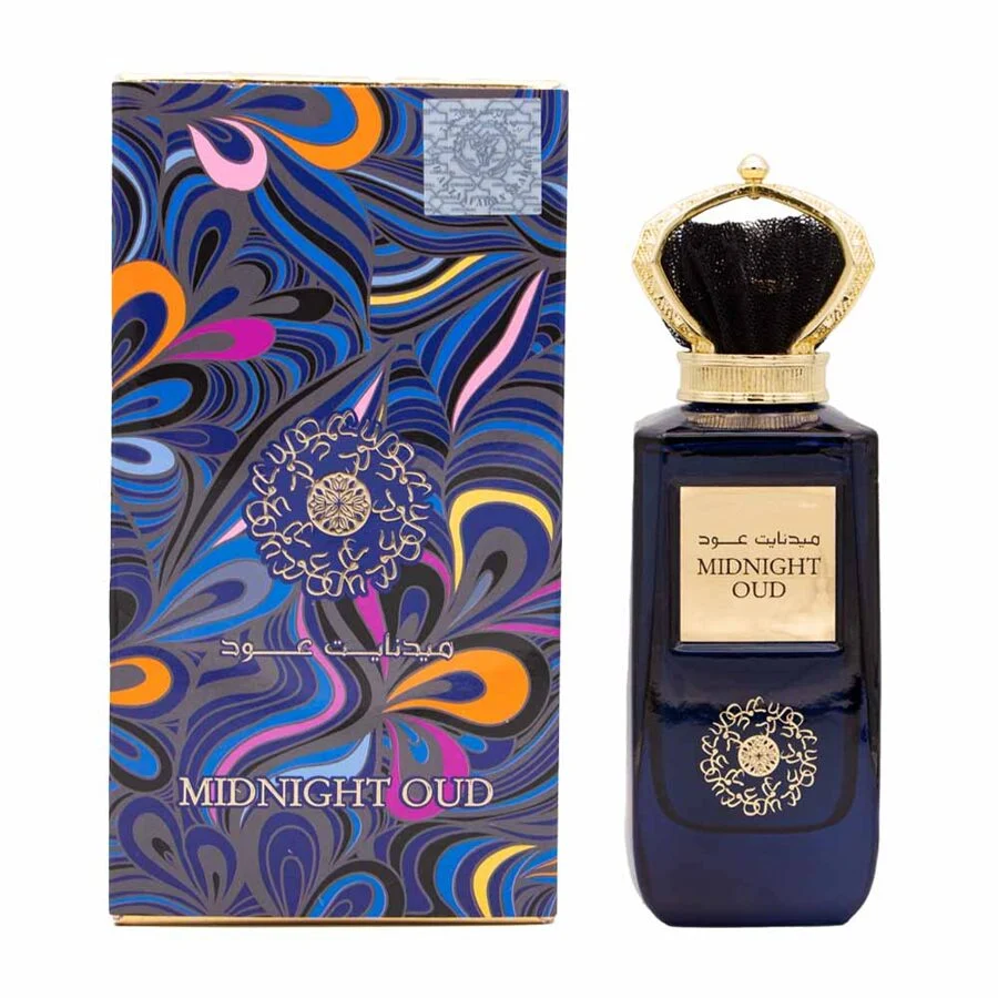 ادکلن میدینایت عود Midnight oud ارض الزعفران ۱۰۰ میل اصل