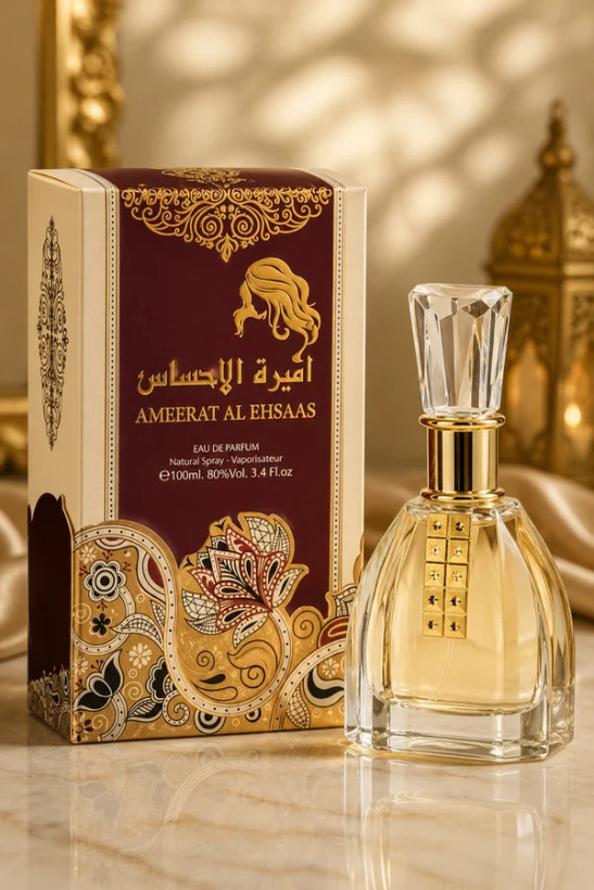 ادکلن عربی امیرة الاحساس ارض الزعفران ۱۰۰ میل اصل