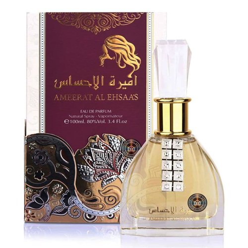 ادکلن عربی امیرة الاحساس ارض الزعفران ۱۰۰ میل اصل