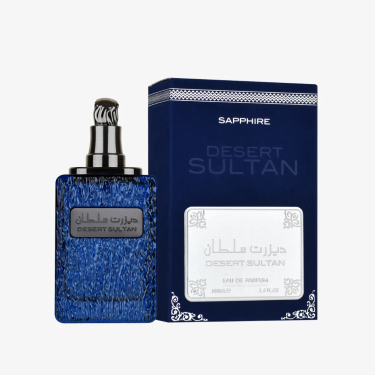 ادکلن عربی دیزرت سلطان سفایر آبی ارض الزعفران ۱۰۰ میل اصل