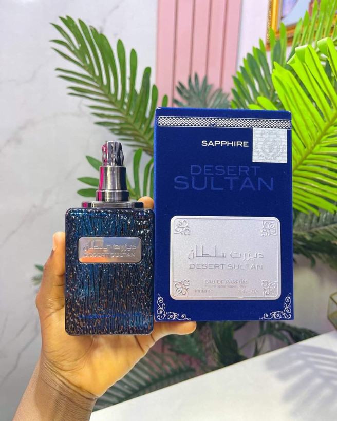 ادکلن عربی دیزرت سلطان سفایر آبی ارض الزعفران ۱۰۰ میل اصل