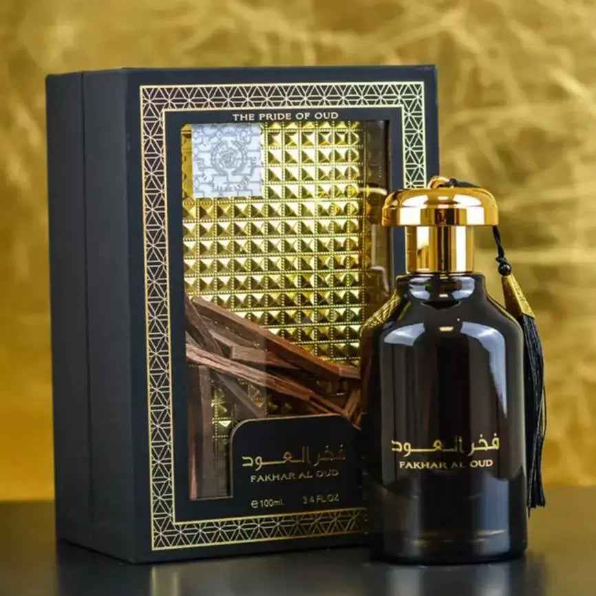 ادکلن فخر العود مردانه عربی Fakhr Al Oud ارض الزعفران ۱۰۰ میل